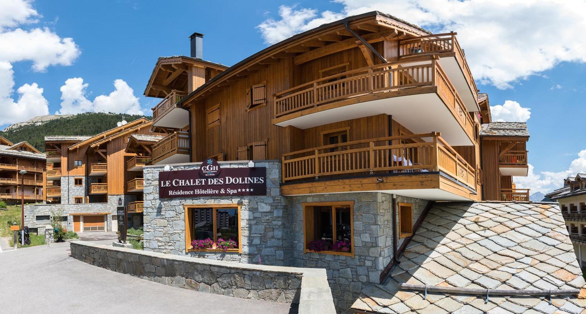 Cgh Residences & Spas Le Chalet Des Dolines Montgenèvre Exterior foto